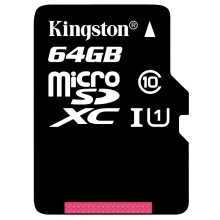 Kingston 64GB 80MB/s TF (Micro SD) Class10 UHS-I high-speed memory card
